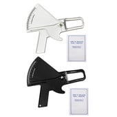 Kūno riebalų apkabos riebalų matuoklis, tiksliai matuojantis kūno riebalus vyrams ir moterims balta/juoda