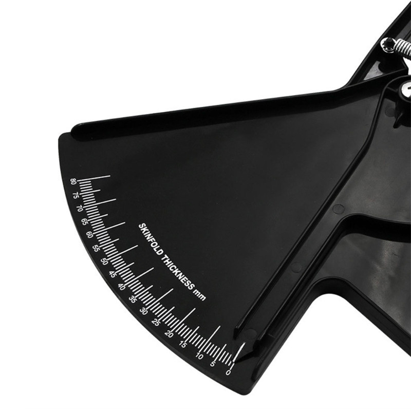 Kūno riebalų apkabos riebalų matuoklis, tiksliai matuojantis kūno riebalus vyrams ir moterims balta/juoda