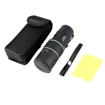 Telescop portabil Panda Zi și Noapte Mărire 40x60 Optic Monocular Vânătoare Camping Drumeții în aer liber Sport negru