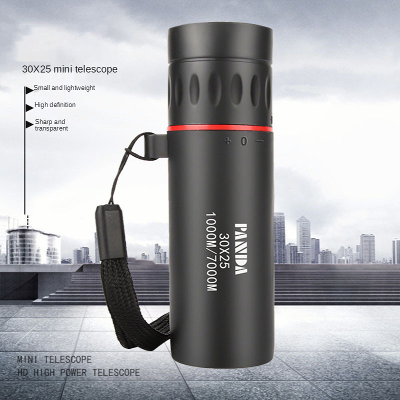 30x25 kabatas monokulārais teleskops pieaugušajiem Mini lieljaudas rokas monoklis putnu vērošanai, medībām pārgājiena koncerts