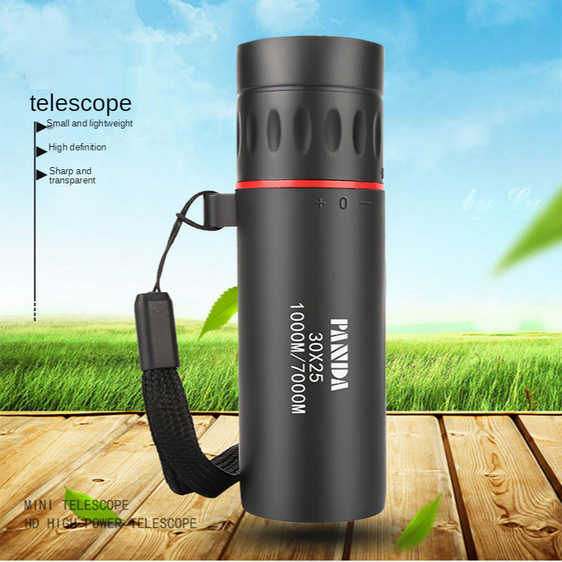 30x25 kabatas monokulārais teleskops pieaugušajiem Mini lieljaudas rokas monoklis putnu vērošanai, medībām pārgājiena koncerts