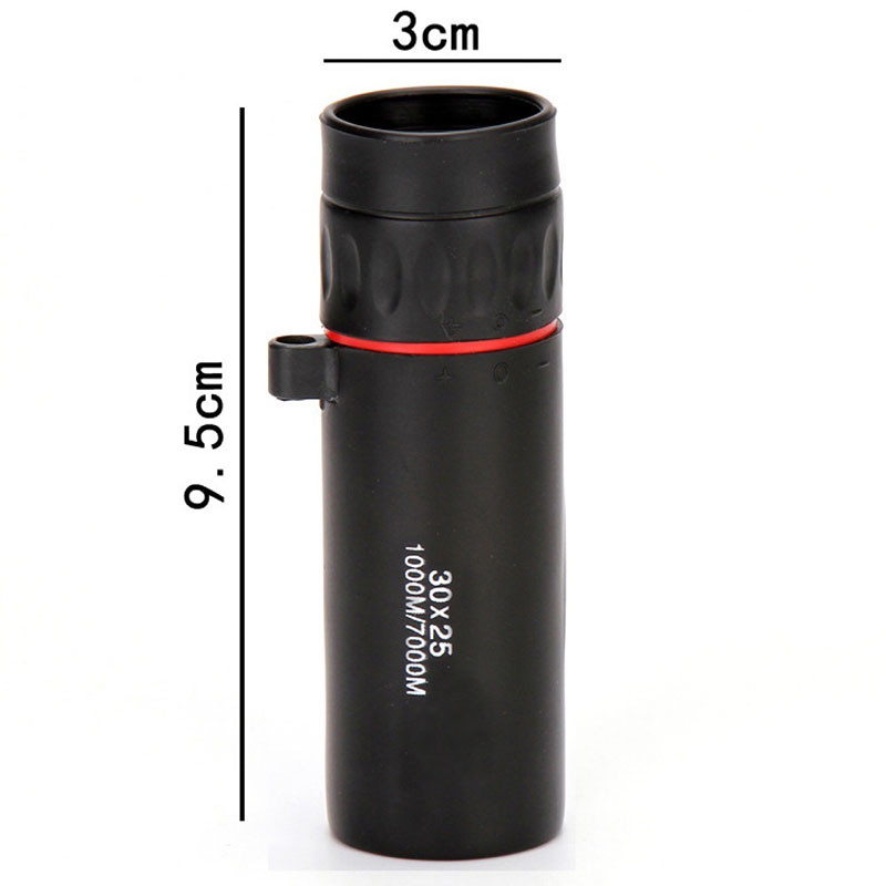 30x25 kabatas monokulārais teleskops pieaugušajiem Mini lieljaudas rokas monoklis putnu vērošanai, medībām pārgājiena koncerts