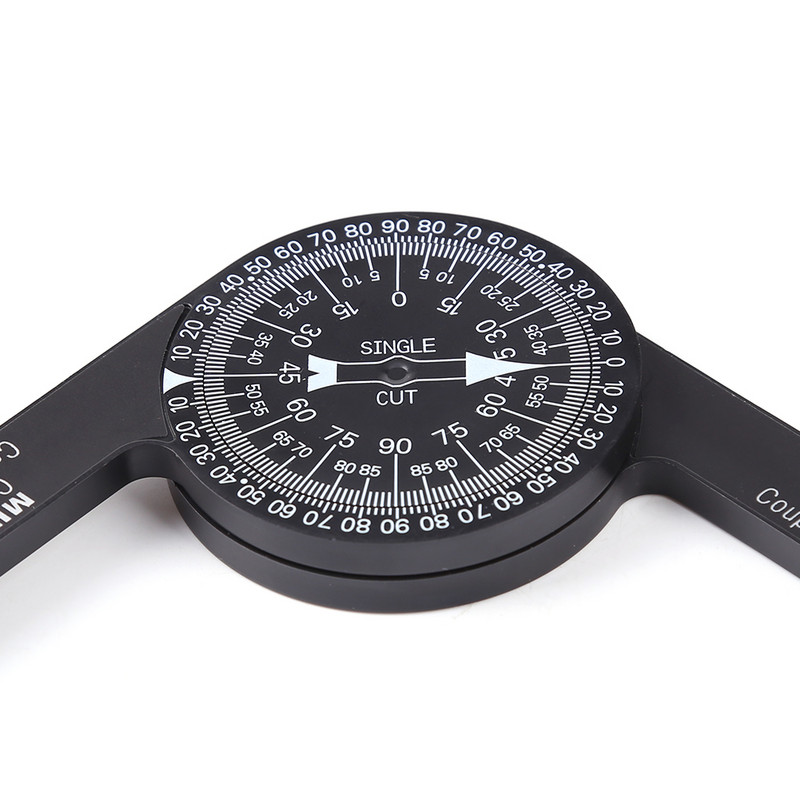 Medienos apdirbimo svarstyklių matuoklis su žymėjimo pieštuku, tiksliu dailidės kampo ieškikliu