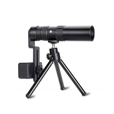 Telescop cu zoom monocular HD 10-300X Telescop portabil Binoclu puternic cu trepied și suport pentru telefon pentru camping, vânătoare