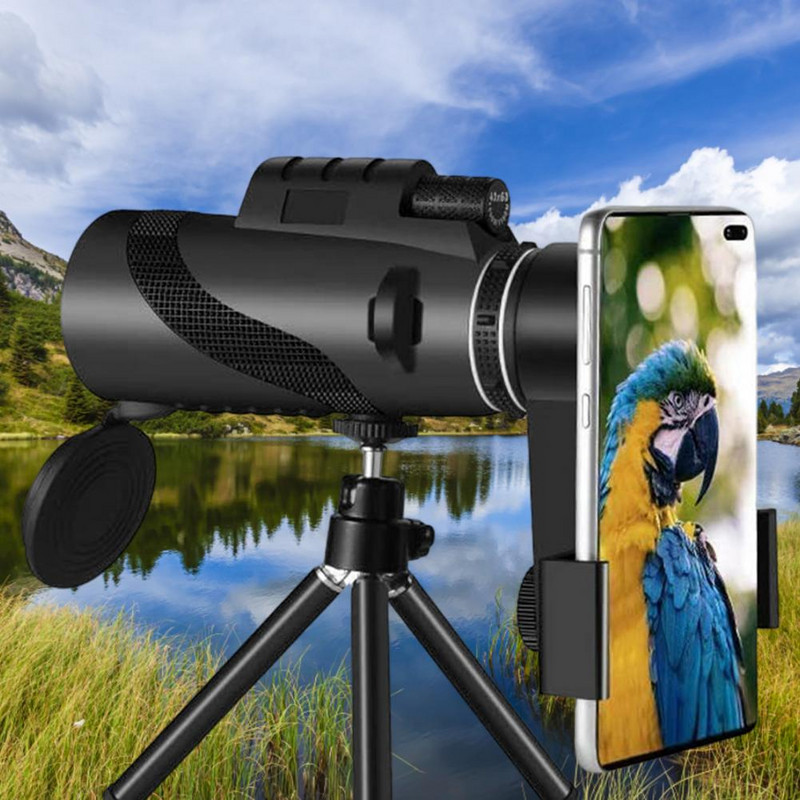 Telescop monocular de înaltă rezistență pentru observarea păsărilor BAK4 Prism pentru camping