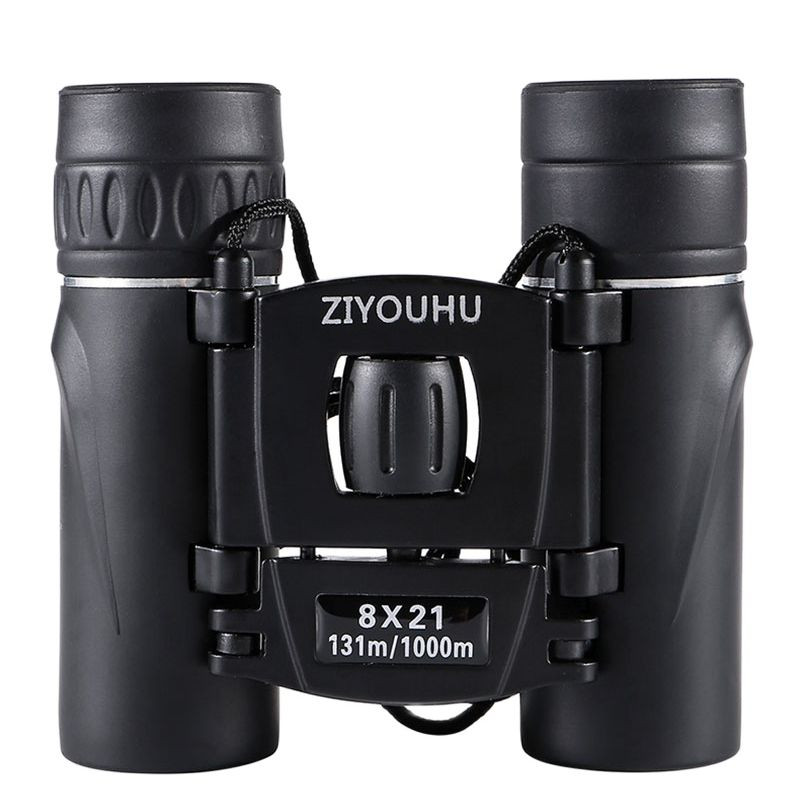 Ďalekohľad 8x21 s kompaktným zoomom, dlhým dosahom 1000 m, skladacím HD, výkonným mini ďalekohľadom BAK4, optikou FMC, poľovníctvom, športom, kempovaním