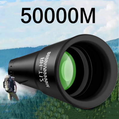 High Quality HD Powerful Monocular Telescope Portable Binoculars Long Range Telescope Hunting Camping With Phone Clip