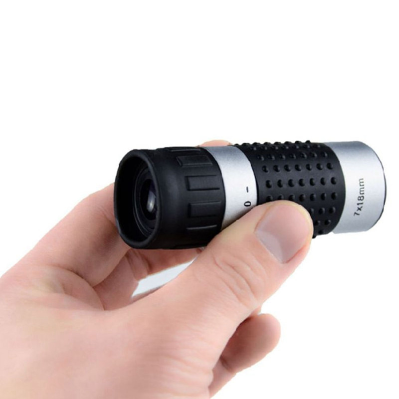 1 gabala monokulārais golfa binoklis HD tālmēra meklētājs, mini pārnēsājams āra teleskops 7 x 18 tāluma meklētājs
