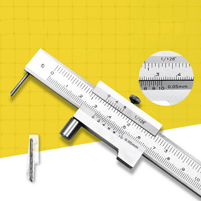 0-200 mm märgistus Vernier Caliper Scriber mõõtejoonlaud mõõteriist 0,05 mm 0,1 mm