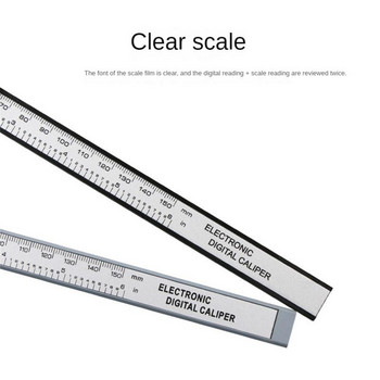 Ψηφιακή δαγκάνα Ηλεκτρονική πλαστική δαγκάνα Vernier Εργαλεία μέτρησης Χάρακας εργαλείων ξυλουργικής Μεγάλης οθόνης Παχόμετρο Ψηφιακό διαμέτρημα