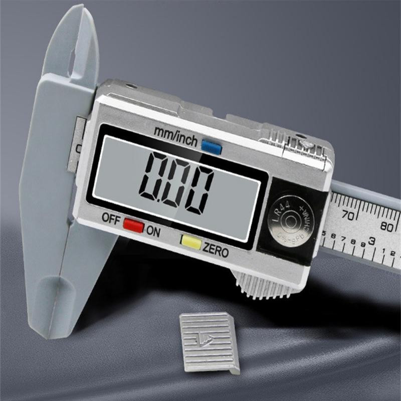 Digitaalne nihik Elektrooniline plastiksadula Vernier mõõteriistad Puusepatööriistade joonlaud suure ekraaniga pachomeeter Digitaalne kaliiber