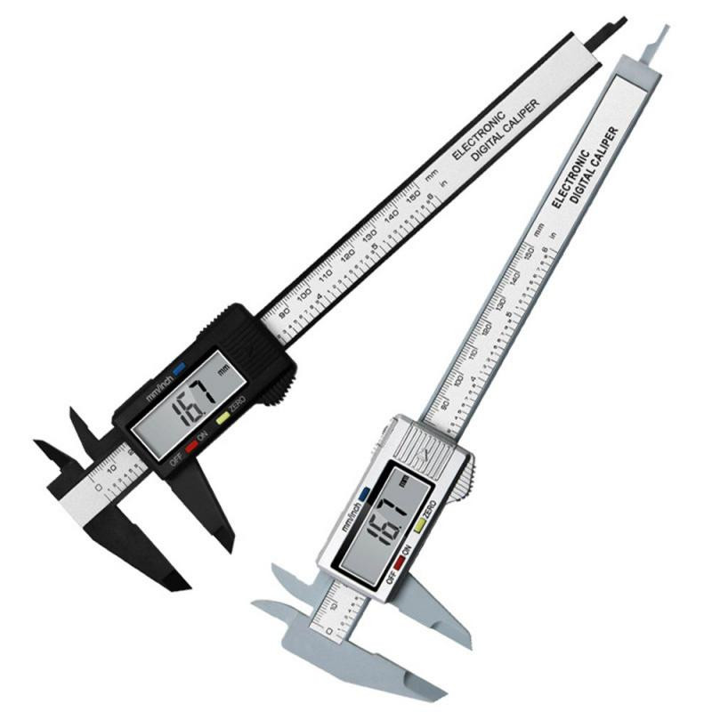 Digitaalne nihik Elektrooniline plastiksadula Vernier mõõteriistad Puusepatööriistade joonlaud suure ekraaniga pachomeeter Digitaalne kaliiber