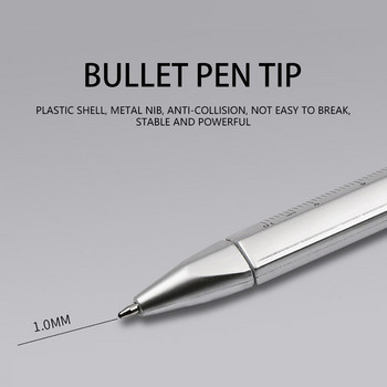 SAHTS Caliper Pen Ball-Point 0,5 mm Мултифункционален гел мастило Vernier Caliper Roller Химикалка Измервателен инструмент Креативност Канцеларски материали