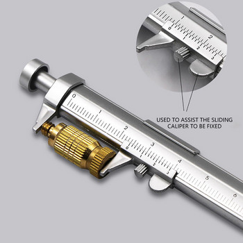 SAHTS Caliper Pen Ball-Point 0,5 mm Мултифункционален гел мастило Vernier Caliper Roller Химикалка Измервателен инструмент Креативност Канцеларски материали