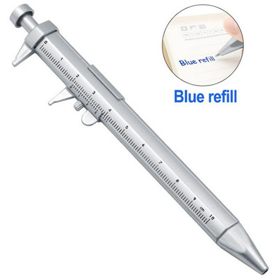 SAHTS Caliper Pen Ball-point 0.5mm Multifunctional Gel Cerneală Vernier Caliper Roller Ball Pen Instrument de măsurare Creativitate Papetarie