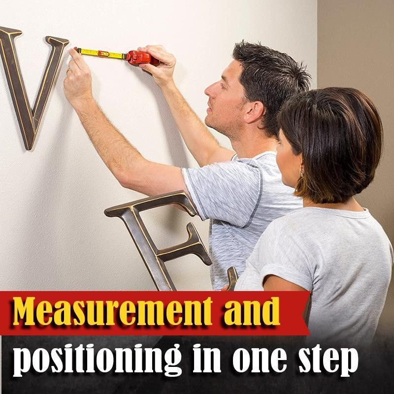 1 vnt. viskas viename paveikslėlio pakabinimo įrankis 200 cm lygio liniuotė nuotraukų rėmelio padėties nustatymo kalibravimas, nešiojamasis matas, tikslus įrankiai