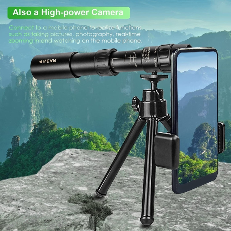 Suumiga kaasaskantav kvaliteetne metallist pikamaa monookul 094C