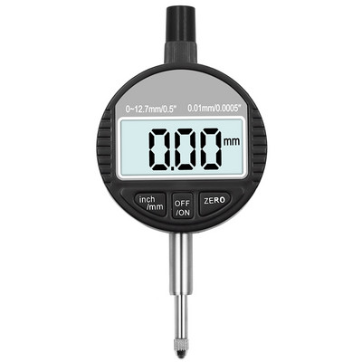 0–12,7 mm/1 colio nuotolio matuoklio skaitmeninio ciferblato indikatorius, tikslus įrankis 0,01 mm/0,0005 colio testerio ciferblato indikatorius