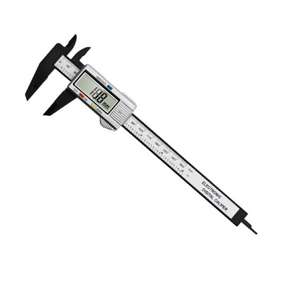 Εργαλείο μέτρησης μικρομέτρου Vernier Gauge 6 ιντσών ψηφιακό ηλεκτρονικό ψηφιακό παχόμετρο από ανθρακονήματα