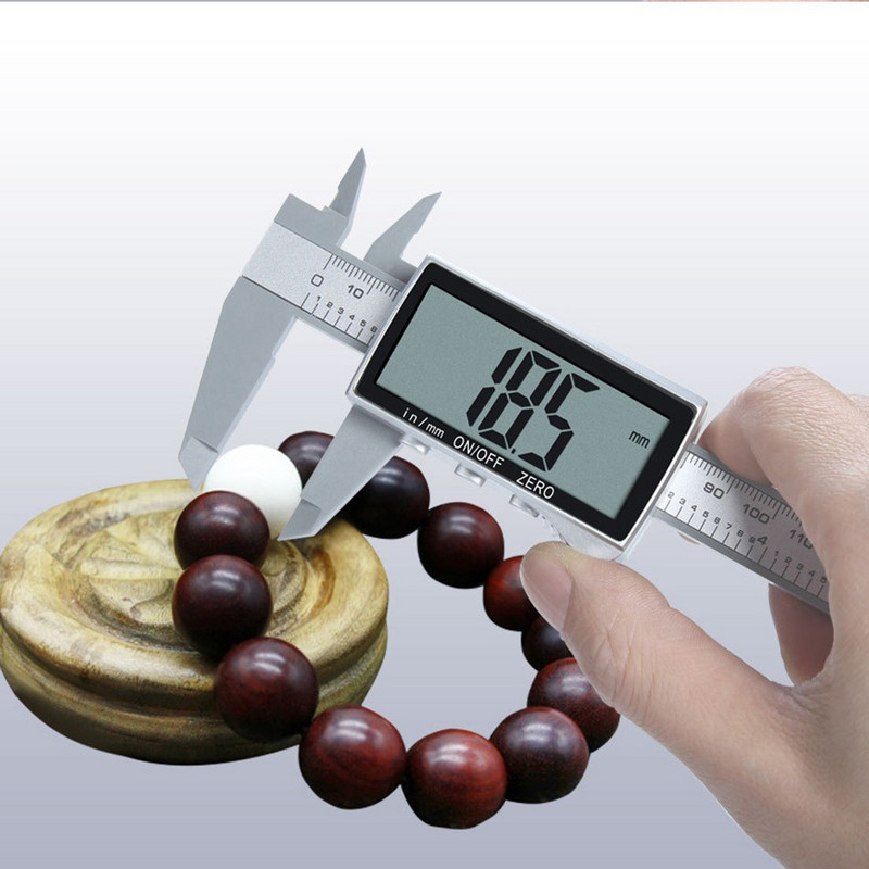 STONEGO elektrooniline digitaalne ekraan, nihiku tolline/meetriline teisendus 6-tolline 0–150 mm täisekraani nihiku mõõtmise tööriist