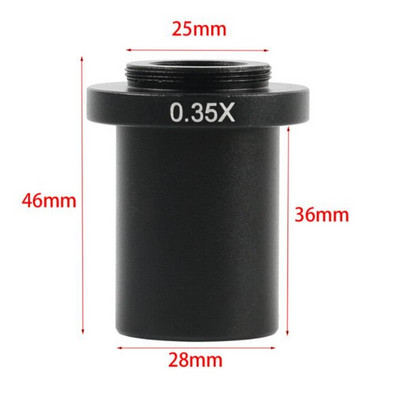 Agnicy 180x 300x 10A ühe silindriga objektiiv 0,35X0,5X1X adapteri C liidesega tööstusliku kaamera objektiivi tarvikud