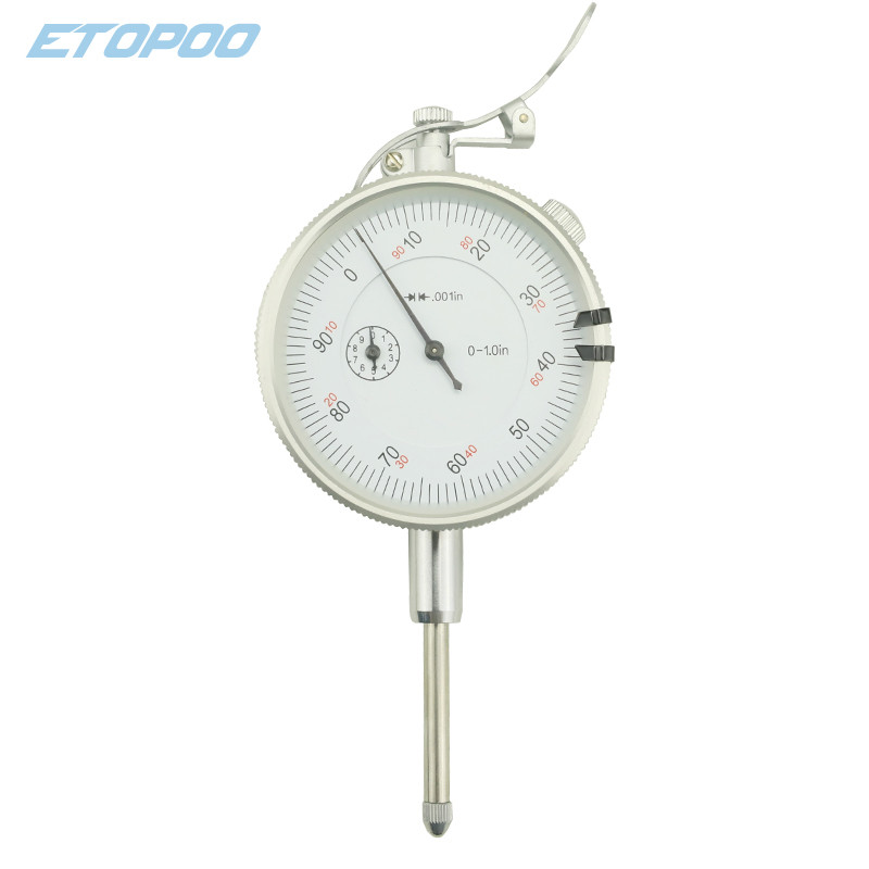 0–1 colio ciferblato indikatorius Imperialinis ciferblato skylės matuoklio indikatorius Valandos tipas Mikrometro matuokliai, skirti matavimo įrankiams, lyginamasis laikrodis