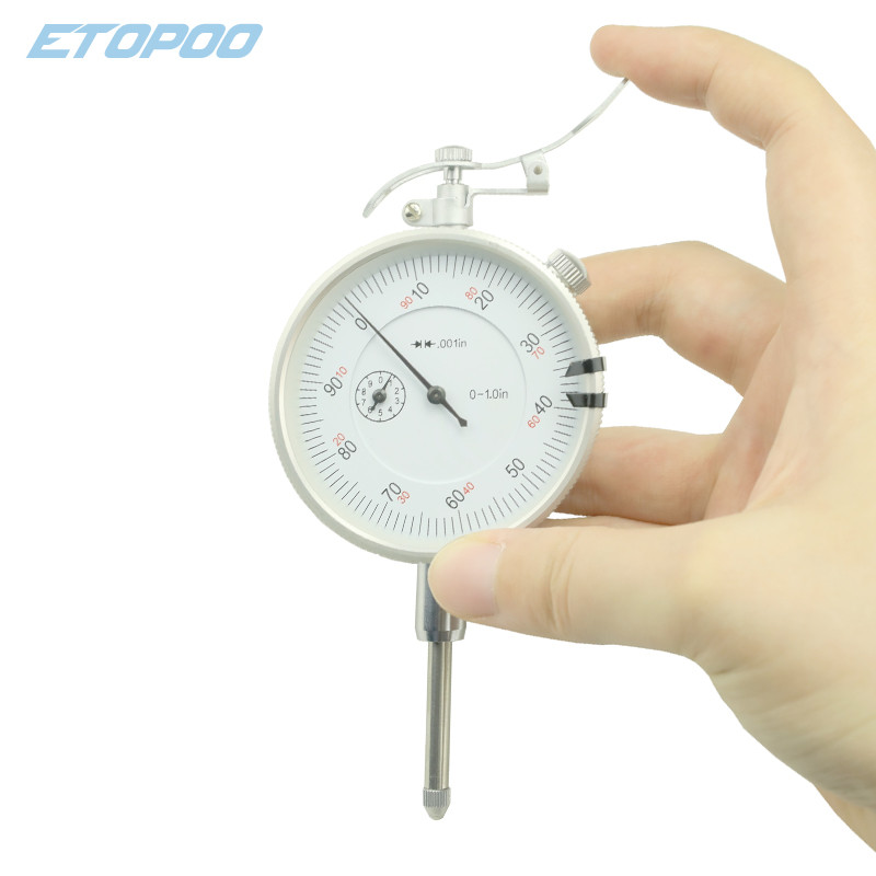 0–1 colio ciferblato indikatorius Imperialinis ciferblato skylės matuoklio indikatorius Valandos tipas Mikrometro matuokliai, skirti matavimo įrankiams, lyginamasis laikrodis