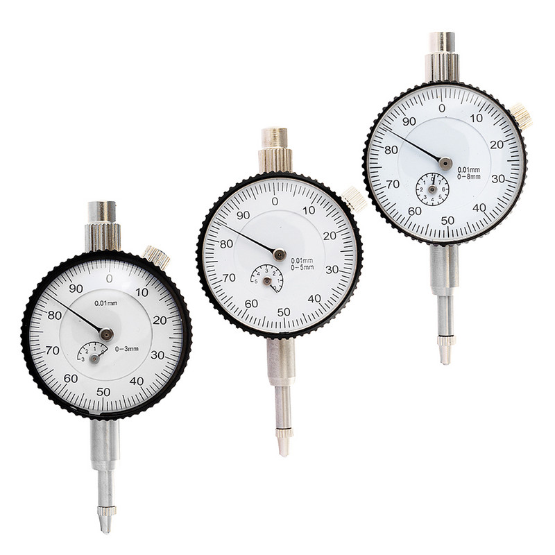 0-3/5/8 mm ciferblato indikatorius Valandos tipo indikatorius Tikslumo lygintuvas Matavimo laikrodžio indikatorius ciferblato matuokliai Matavimo prietaisai