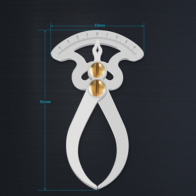 Vahemõõdik Seina paksuse mõõtmine Roostevabast terasest Suure täpsusega paksuse mõõtja sise- ja välisläbimõõdu teisendus