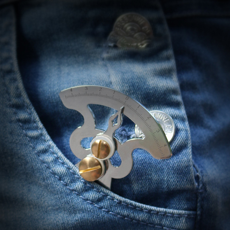 Vahemõõdik Seina paksuse mõõtmine Roostevabast terasest Suure täpsusega paksuse mõõtja sise- ja välisläbimõõdu teisendus