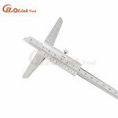 6" 0-150 mm dziļums Vernjē suports 0,02 alumīnija sakausējums Metriskais mērītājs Mikrometrs Mērinstrumenti Augsta kvalitāte