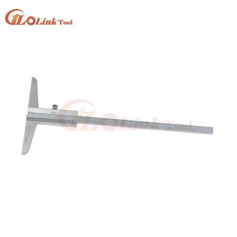 6" 0-150 mm dziļums Vernjē suports 0,02 alumīnija sakausējums Metriskais mērītājs Mikrometrs Mērinstrumenti Augsta kvalitāte