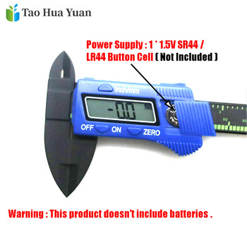 Tao Hua Yuan Ново пристигане 150 мм 6-инчов LCD цифров електронен карбонови влакна Нониус Шублер Микрометър Измервателен инструмент Линийка