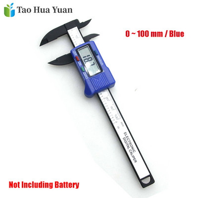 Tao Hua Yuan új érkezésű, 150 mm-es 6 hüvelykes LCD digitális elektronikus szénszálas nóniuszos tolómérő mikrométeres mérőeszköz vonalzó