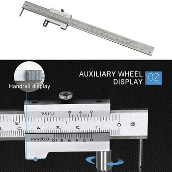 0-200mm Marking Vernier Caliper With Carbide Scriber βελόνα Παράλληλη σήμανση Νέο 2020