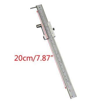 0-200mm Marking Vernier Caliper With Carbide Scriber βελόνα Παράλληλη σήμανση Νέο 2020