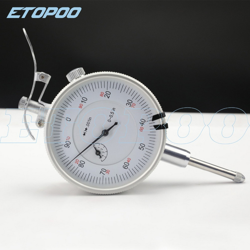 „Newstyle“ 0,001 colio tikslumo rinkimo testo indikatoriaus ciferblato matuoklio matavimo prietaisas, nešiojamasis matuoklis 0–0,5 colio tikrinimo įrankiai