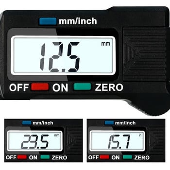 Mini Caliper Anti-scratch LCD Ψηφιακός Ηλεκτρονικός μετρητής δαγκάνας Vernier Χάρακας 0-100mm Μικρόμετρο Εργαλείο μέτρησης