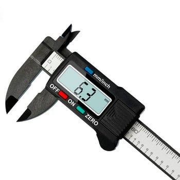 Mini Caliper Anti-scratch LCD Ψηφιακός Ηλεκτρονικός μετρητής δαγκάνας Vernier Χάρακας 0-100mm Μικρόμετρο Εργαλείο μέτρησης