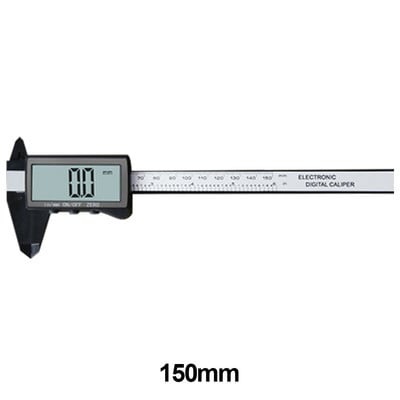 100/150mm șubler digital riglă de măsurare vernier cu ecran complet micrometru digital șubler instrument de măsurare din oțel inoxidabil