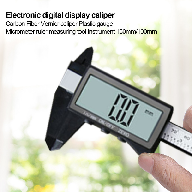 100/150mm șubler digital riglă de măsurare vernier cu ecran complet micrometru digital șubler instrument de măsurare din oțel inoxidabil