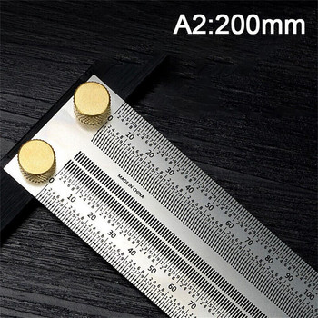 Високопрецизна квадратна линийка от тип T 180 mm/200 mm/300 mm/400 mm Scriber от алуминиева сплав Маркировъчен уред Измерване на дърводелски инструменти