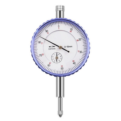 Didelio tikslumo rodyklės pramoninis ciferblato indikatorius 0–10 mm stabilaus veikimo stalas su svirties atgal matavimo ciferblato matuokliu