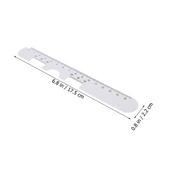 5бр. PD линийки Pd линийка Оптични очила PD линийка Линийка за измерване на Pd Инструмент за измерване на зеницата Уред за измерване на зенично разстояние