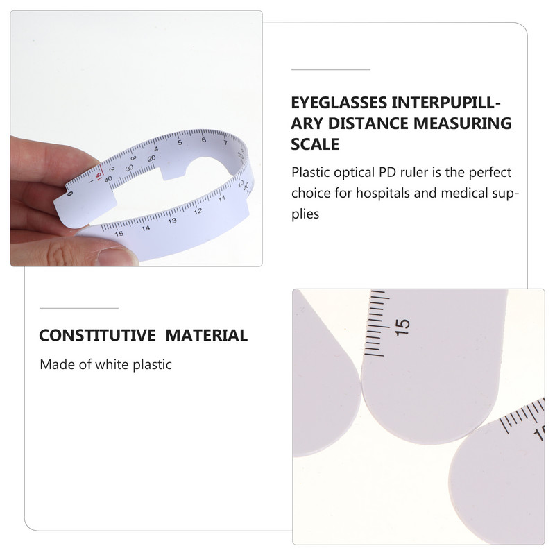 5 ks PD pravítka Optické okuliare PD pravítko Pravítko na meranie PD Nástroj na meranie PD Meradlo vzdialenosti zreníc