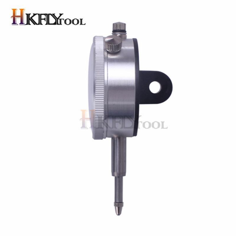 Ciferblato indikatoriaus tikslumo 0,01 mm tikslumo matuoklio bandymas su apykaklės nugaros matavimu 0–10 mm metro skyros indikatoriaus matuoklis