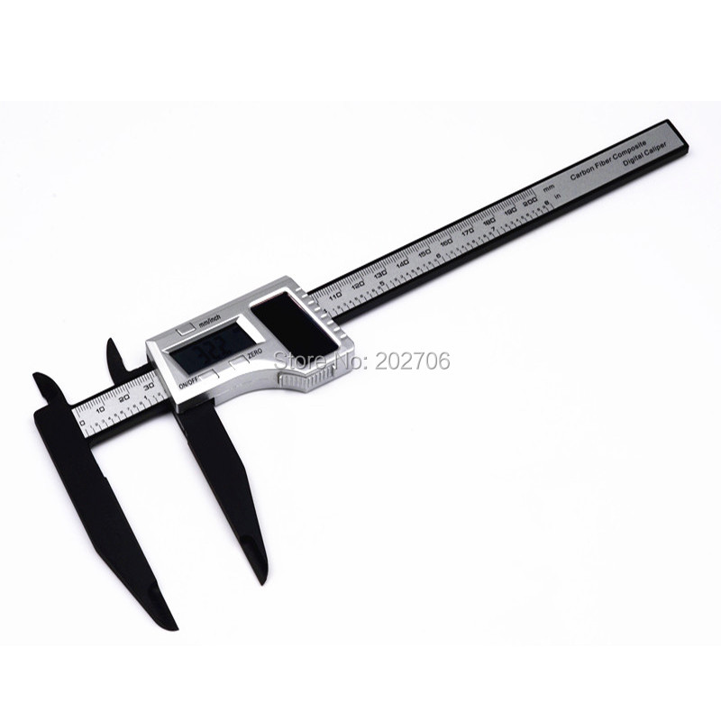 200 mm 8-tollise lõuaga päikesepatarei elektrooniline digitaalne nihik 150 mm päikeseenergia plastist verneier nihikuga mikromeetri paksuse mõõtur