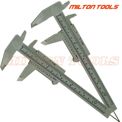 10 buc/lot 150 mm 6 inch șubler vernier din plastic pentru studenți șubler instrumente de măsurare instrument de măsurare transport gratuit