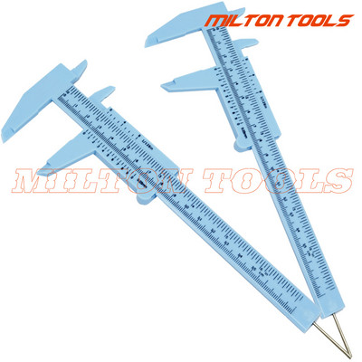 10 buc/lot 150 mm 6 inch șubler vernier din plastic pentru studenți șubler instrumente de măsurare instrument de măsurare transport gratuit