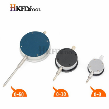 1 бр. Индикатор за циферблат 0-3 mm Измервателен уред 0,01 mm Прецизен метал за прецизен инструмент Дървообработващи инструменти за измерване